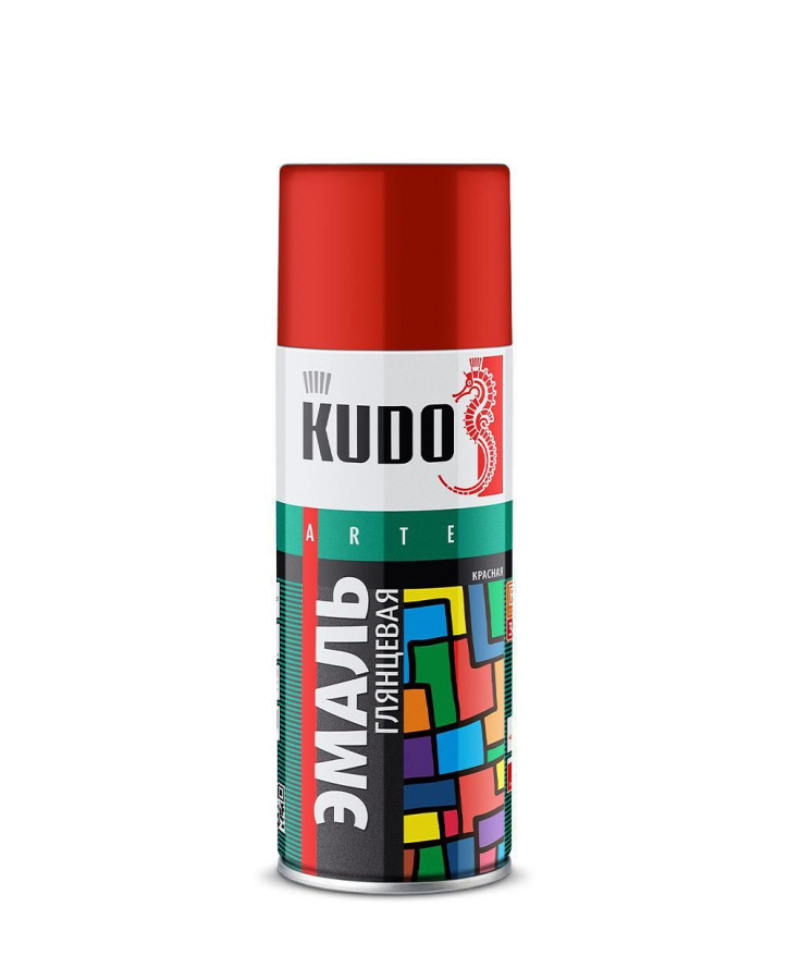 Эмаль универс. коричневая KU 1012 (в бал. 520мл) (KUDO)